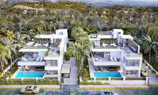 Instapklare, nieuwe moderne luxevilla´s te koop op een steenworp van het strand en Puerto Banus op de Golden Mile in Marbella 37882 