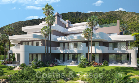 Moderne, eigentijdse luxe appartementen met adembenemende zeezicht te koop, op korte rijafstand van het centrum van Marbella 38322
