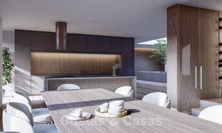 Modern, ruim, designer penthouse te koop a/d strandzijde e/o loopafstand v/h centrum van Puerto Banus in Marbella 38251 