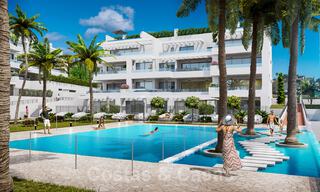 Nieuw project met luxe appartementen en penthouses met privézwembaden en zeezicht, op 500 meter van de zee in Estepona 38408 