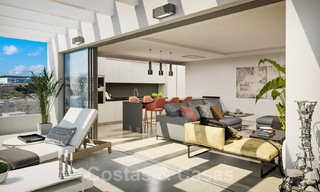 Nieuw project met luxe appartementen en penthouses met privézwembaden en zeezicht, op 500 meter van de zee in Estepona 38414 