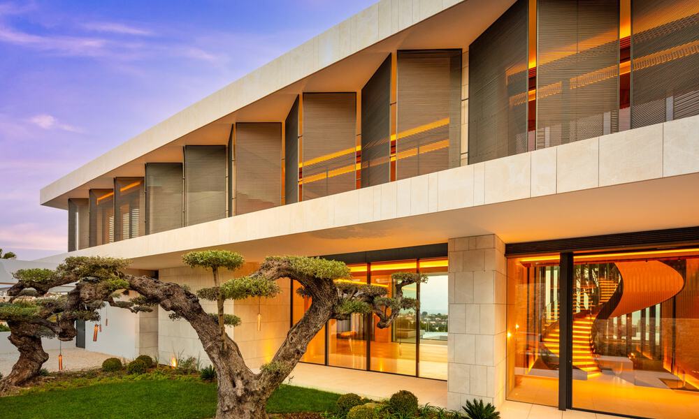 Nieuwe, moderne, majestueuze villa te koop, eerstelijns golf met panoramisch uitzicht in vijfsterren golfresort in Marbella - Benahavis 38486