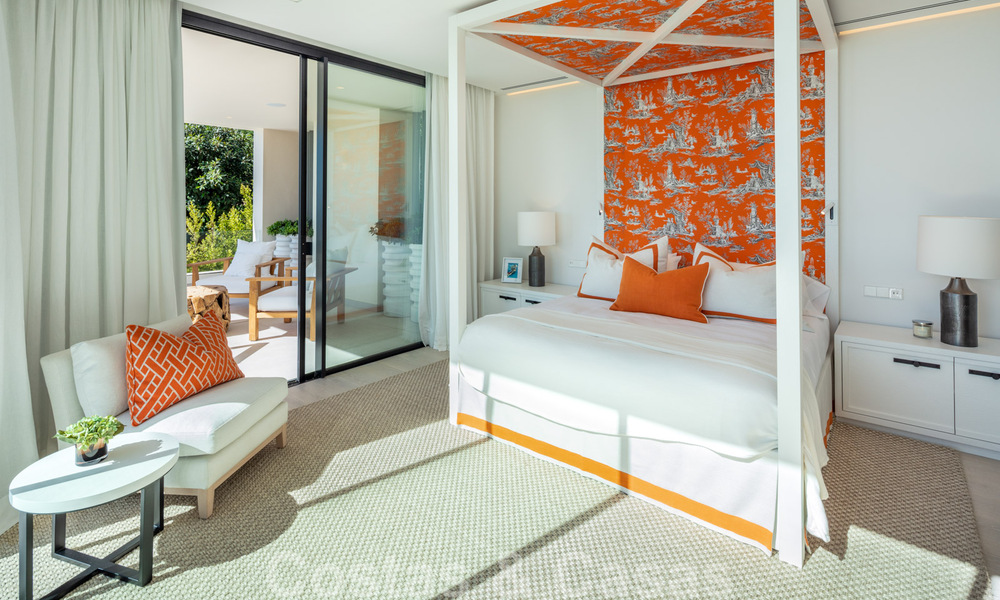 Instapklare, nieuwe luxevilla te koop met panoramisch zeezicht, in een eersteklas golfresort, Benahavis - Marbella 38522