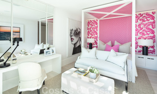 Instapklare, nieuwe luxevilla te koop met panoramisch zeezicht, in een eersteklas golfresort, Benahavis - Marbella 38524 