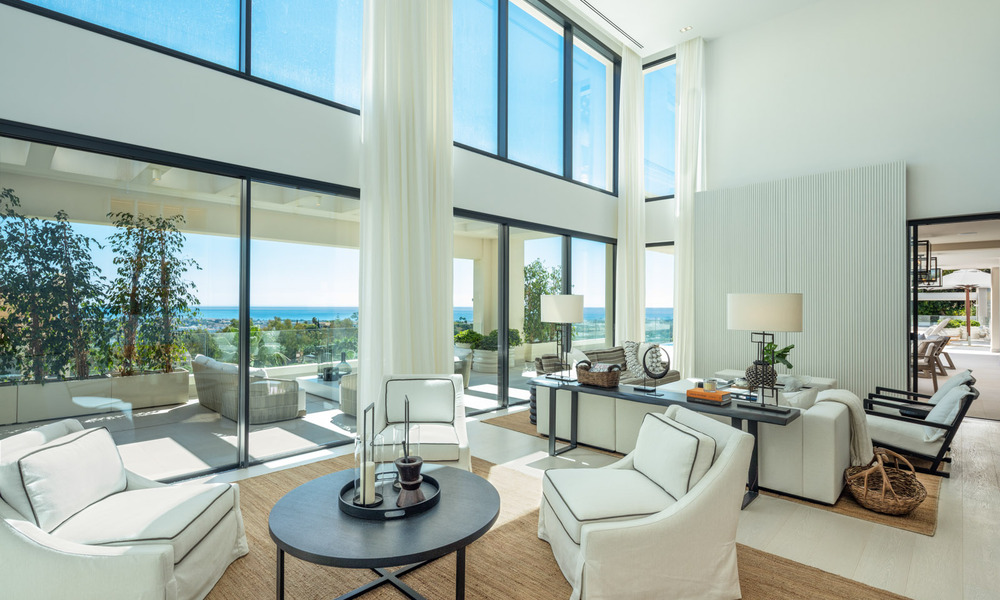 Instapklare, nieuwe luxevilla te koop met panoramisch zeezicht, in een eersteklas golfresort, Benahavis - Marbella 38536