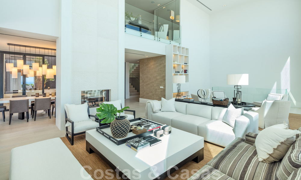 Instapklare, nieuwe luxevilla te koop met panoramisch zeezicht, in een eersteklas golfresort, Benahavis - Marbella 38538