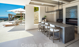 Instapklare, nieuwe luxevilla te koop met panoramisch zeezicht, in een eersteklas golfresort, Benahavis - Marbella 38544 