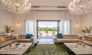 Eigentijdse luxevilla te koop in eerstelijns golf met een prachtig uitzicht in het exclusieve La Zagaleta Golfresort, Benahavis - Marbella 38672 