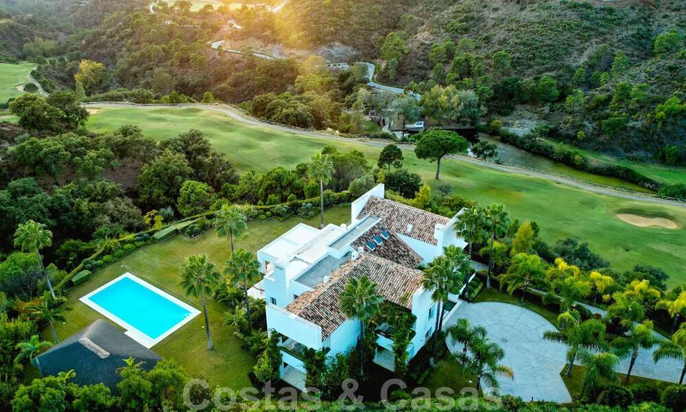 Eigentijdse luxevilla te koop in eerstelijns golf met een prachtig uitzicht in het exclusieve La Zagaleta Golfresort, Benahavis - Marbella 38711