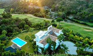 Eigentijdse luxevilla te koop in eerstelijns golf met een prachtig uitzicht in het exclusieve La Zagaleta Golfresort, Benahavis - Marbella 38711 