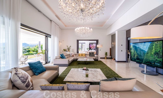 Eigentijdse luxevilla te koop in eerstelijns golf met een prachtig uitzicht in het exclusieve La Zagaleta Golfresort, Benahavis - Marbella 38712 