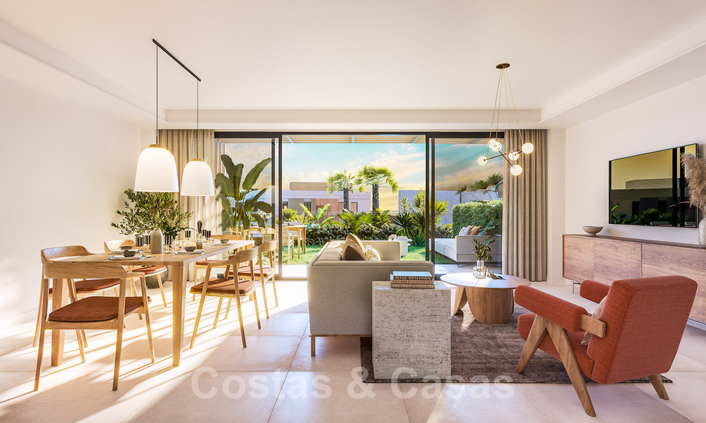 Nieuw project met luxewoningen te koop, eerstelijns golf in Mijas, Costa del Sol 38724