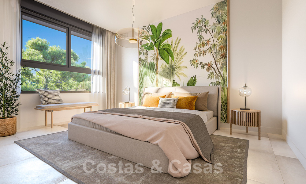 Nieuw project met luxewoningen te koop, eerstelijns golf in Mijas, Costa del Sol 38728
