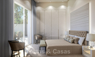 Moderne, luxueuze villa te koop in exclusieve beachside urbanisatie op de Golden Mile in Marbella 38795 