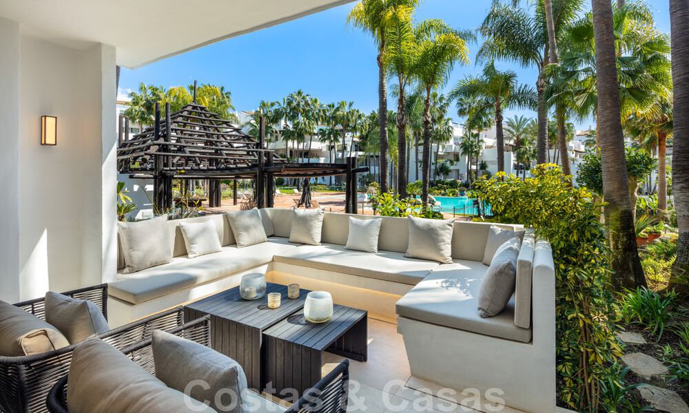 Luxueus gerenoveerd, hedendaags appartement met prachtig uitzicht op de tuin te koop in Puente Romano - Golden Mile, Marbella 38914