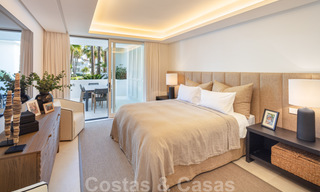 Luxueus gerenoveerd, hedendaags appartement met prachtig uitzicht op de tuin te koop in Puente Romano - Golden Mile, Marbella 38924 