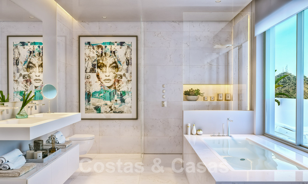 Moderne, eigentijdse luxe appartementen met zeezicht te koop, op korte rijafstand van het centrum van Marbella 38910