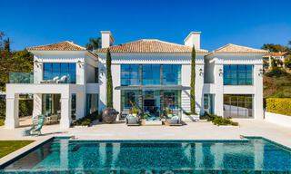 Prestigieuze, eigentijdse mediterrane villa te koop, eerstelijns golf in vijfsterren golfresort in Benahavis - Marbella 39013 