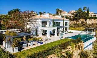 Prestigieuze, eigentijdse mediterrane villa te koop, eerstelijns golf in vijfsterren golfresort in Benahavis - Marbella 39018 
