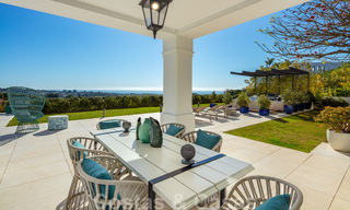Prestigieuze, eigentijdse mediterrane villa te koop, eerstelijns golf in vijfsterren golfresort in Benahavis - Marbella 39021 