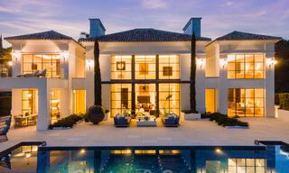 Prestigieuze, eigentijdse mediterrane villa te koop, eerstelijns golf in vijfsterren golfresort in Benahavis - Marbella 39045 