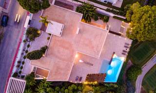 Eigentijdse, luxevilla te koop, eerstelijns Las Brisas golf met prachtig uitzicht in Nueva Andalucia, Marbella 39266 