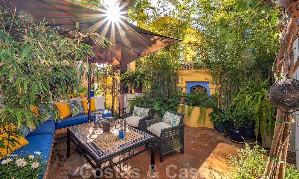 Charmant, pittoresk huis te koop in beveiligde woonwijk op de Golden Mile in Marbella 39417