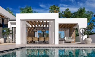 Nieuwe, hedendaagse luxevilla’s op één niveau, te koop in Nueva Andalucia, Marbella 39475 
