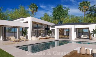 Nieuwe, hedendaagse luxevilla’s op één niveau, te koop in Nueva Andalucia, Marbella 39478 