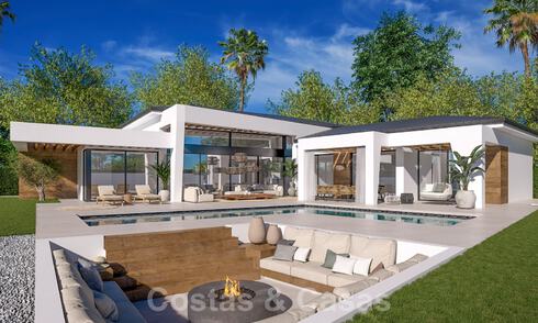 Nieuwe, hedendaagse luxevilla’s op één niveau, te koop in Nueva Andalucia, Marbella 39482