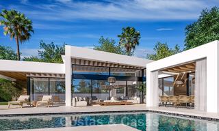 Nieuwe, hedendaagse luxevilla’s op één niveau, te koop in Nueva Andalucia, Marbella 39484 