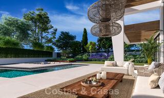 Nieuwe, hedendaagse luxevilla’s op één niveau, te koop in Nueva Andalucia, Marbella 39489 