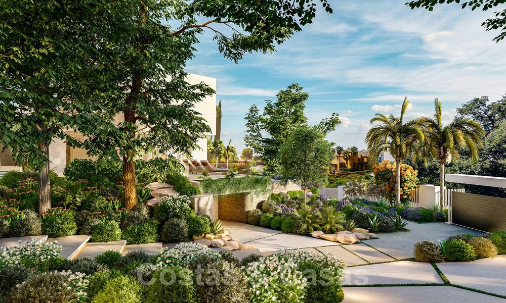Modernistische Villa te koop, met zeezicht, omgeven door een prachtig, groen landschap in het exclusieve Cascada de Camojan, Golden Mile, Marbella 39633