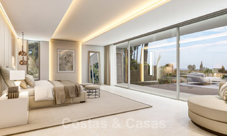 Modernistische Villa te koop, met zeezicht, omgeven door een prachtig, groen landschap in het exclusieve Cascada de Camojan, Golden Mile, Marbella 39649 