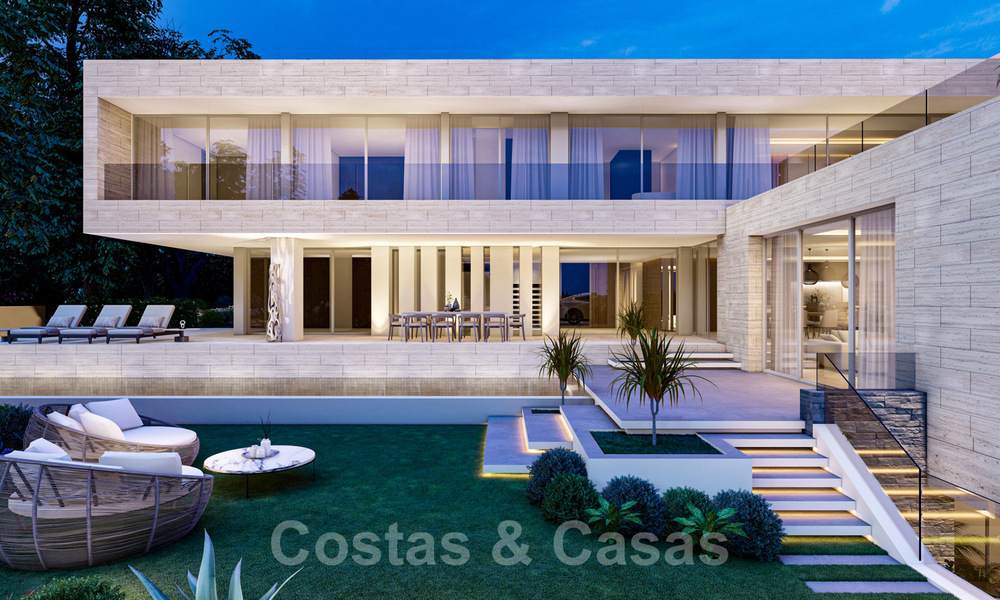 Modernistische Villa te koop, met zeezicht, omgeven door een prachtig, groen landschap in het exclusieve Cascada de Camojan, Golden Mile, Marbella 39651