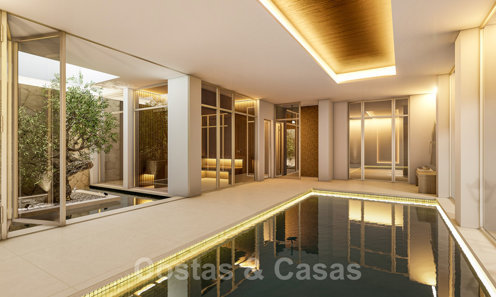 Modernistische Villa te koop, met zeezicht, omgeven door een prachtig, groen landschap in het exclusieve Cascada de Camojan, Golden Mile, Marbella 39657
