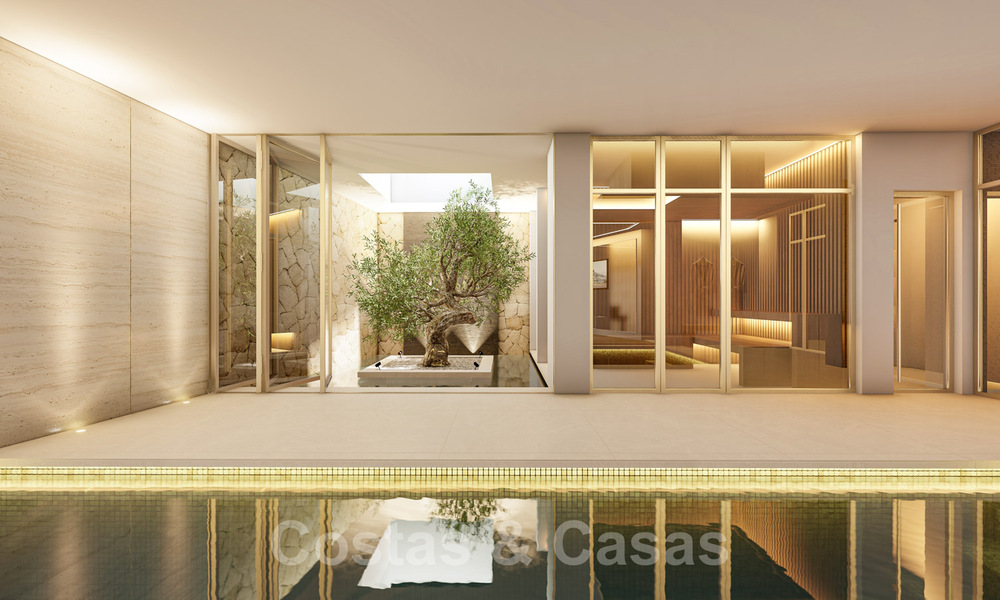 Modernistische Villa te koop, met zeezicht, omgeven door een prachtig, groen landschap in het exclusieve Cascada de Camojan, Golden Mile, Marbella 39658