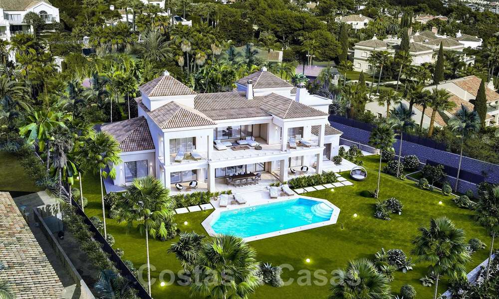Nieuwe luxevilla te koop in een moderne Andalusische stijl met een elegant interieur design in Sierra Blanca, Marbella 39723