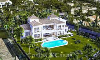Nieuwe luxevilla te koop in een moderne Andalusische stijl met een elegant interieur design in Sierra Blanca, Marbella 39723 