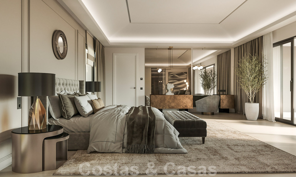 Nieuwe luxevilla te koop in een moderne Andalusische stijl met een elegant interieur design in Sierra Blanca, Marbella 39725