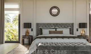 Nieuwe luxevilla te koop in een moderne Andalusische stijl met een elegant interieur design in Sierra Blanca, Marbella 39726 
