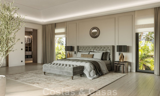 Nieuwe luxevilla te koop in een moderne Andalusische stijl met een elegant interieur design in Sierra Blanca, Marbella 39732 