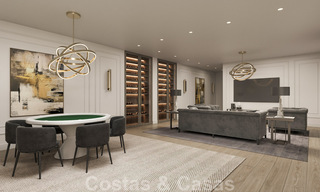 Nieuwe luxevilla te koop in een moderne Andalusische stijl met een elegant interieur design in Sierra Blanca, Marbella 39733 