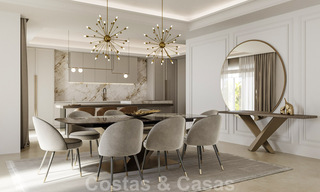 Nieuwe luxevilla te koop in een moderne Andalusische stijl met een elegant interieur design in Sierra Blanca, Marbella 39735 