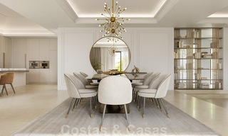 Nieuwe luxevilla te koop in een moderne Andalusische stijl met een elegant interieur design in Sierra Blanca, Marbella 39737 