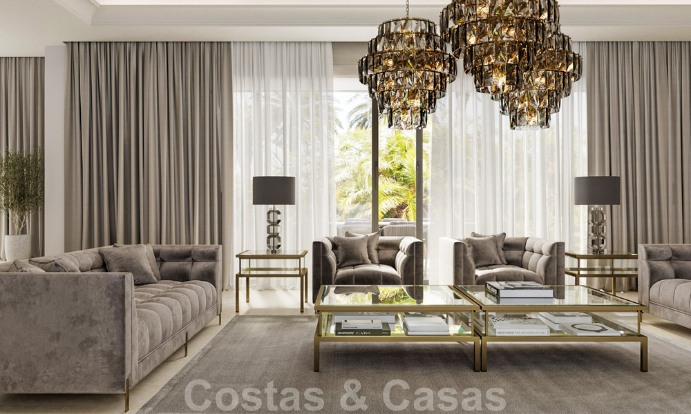 Nieuwe luxevilla te koop in een moderne Andalusische stijl met een elegant interieur design in Sierra Blanca, Marbella 39740