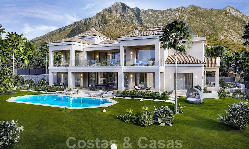 Nieuwe luxevilla te koop in een moderne Andalusische stijl met een elegant interieur design in Sierra Blanca, Marbella 39742