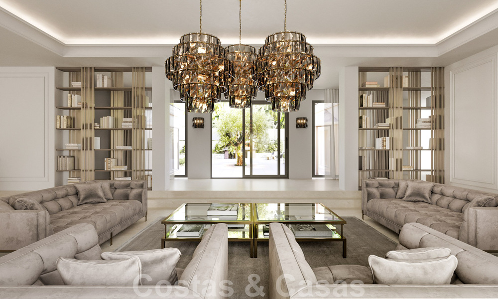 Nieuwe luxevilla te koop in een moderne Andalusische stijl met een elegant interieur design in Sierra Blanca, Marbella 39752