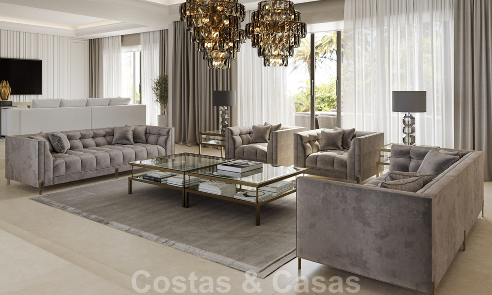 Nieuwe luxevilla te koop in een moderne Andalusische stijl met een elegant interieur design in Sierra Blanca, Marbella 39754