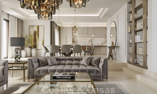 Nieuwe luxevilla te koop in een moderne Andalusische stijl met een elegant interieur design in Sierra Blanca, Marbella 39755 